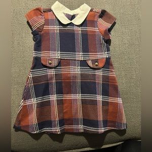 Janie and Jack plaid dress size 12-18mo